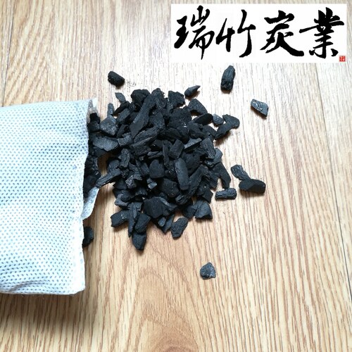 竹炭包50g活性炭包新房间橱柜鞋柜冰箱吸甲醛除味房间净化不变色 - 图2