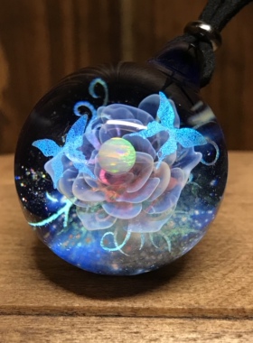 日本手工宇宙星空吊坠情侣礼物