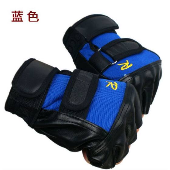 Genuine leather gloves half-finger men's driving non-slip outdoor sports mountaineering half-finger tactical gloves riding motorcycles