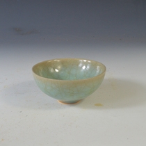 Antique Porcelain Vintage South Song Style Official Kiln Ice Sheet Small Cup Teacup Wine Glass Antiques Ancient Play Old Stock