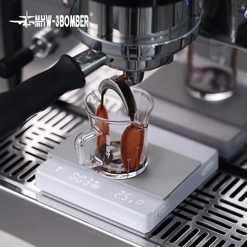 MHW-3BOMBER轰炸机小魔方2.0 意式手冲咖啡电子秤 专用称重计时 - 图0