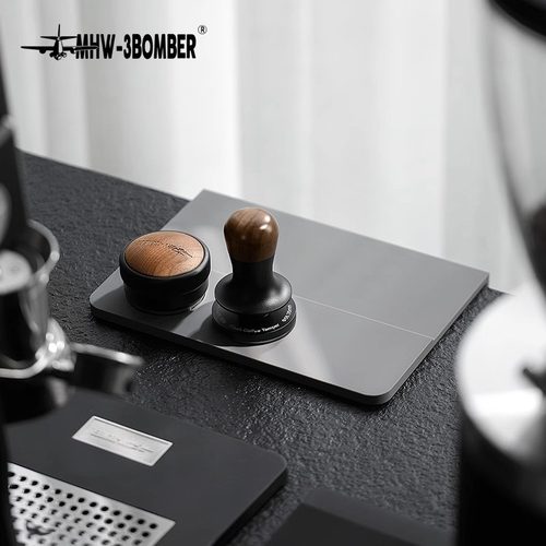 MHW-3BOMBER轰炸机粉锤垫吧台垫转角压粉垫 咖啡机手柄防滑硅胶垫 - 图1