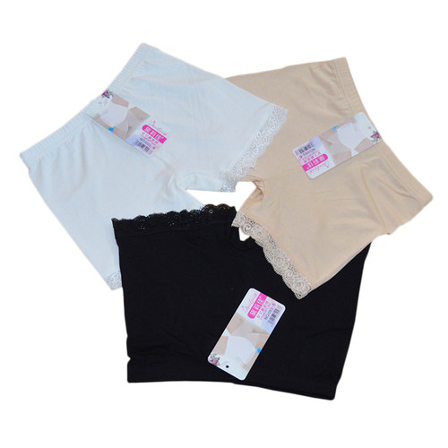 女童防走光安全裤纯棉保险裤儿童舞蹈打底裤短裤13岁内裤裙子蕾丝 - 图3