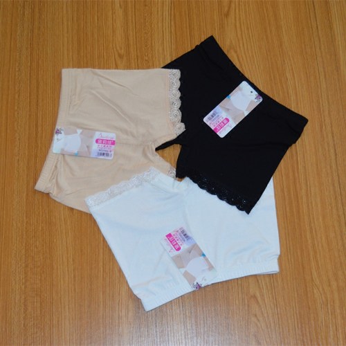 女童防走光安全裤纯棉保险裤儿童舞蹈打底裤短裤13岁内裤裙子蕾丝 - 图0