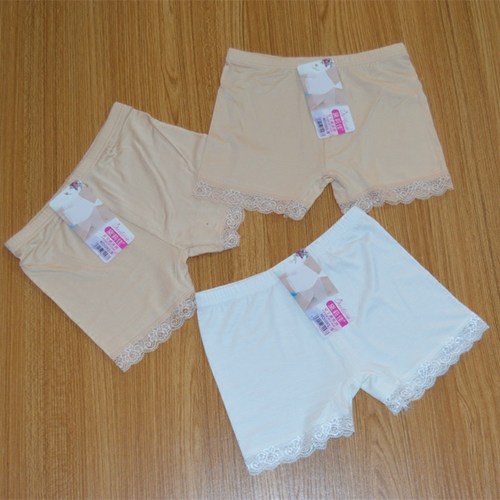 女童防走光安全裤纯棉保险裤儿童舞蹈打底裤短裤13岁内裤裙子蕾丝 - 图1