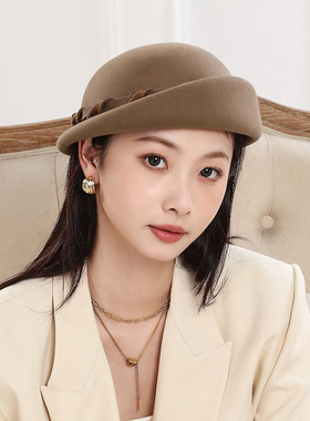 诗丹凯萨贝雷帽逛街休闲女性秋冬