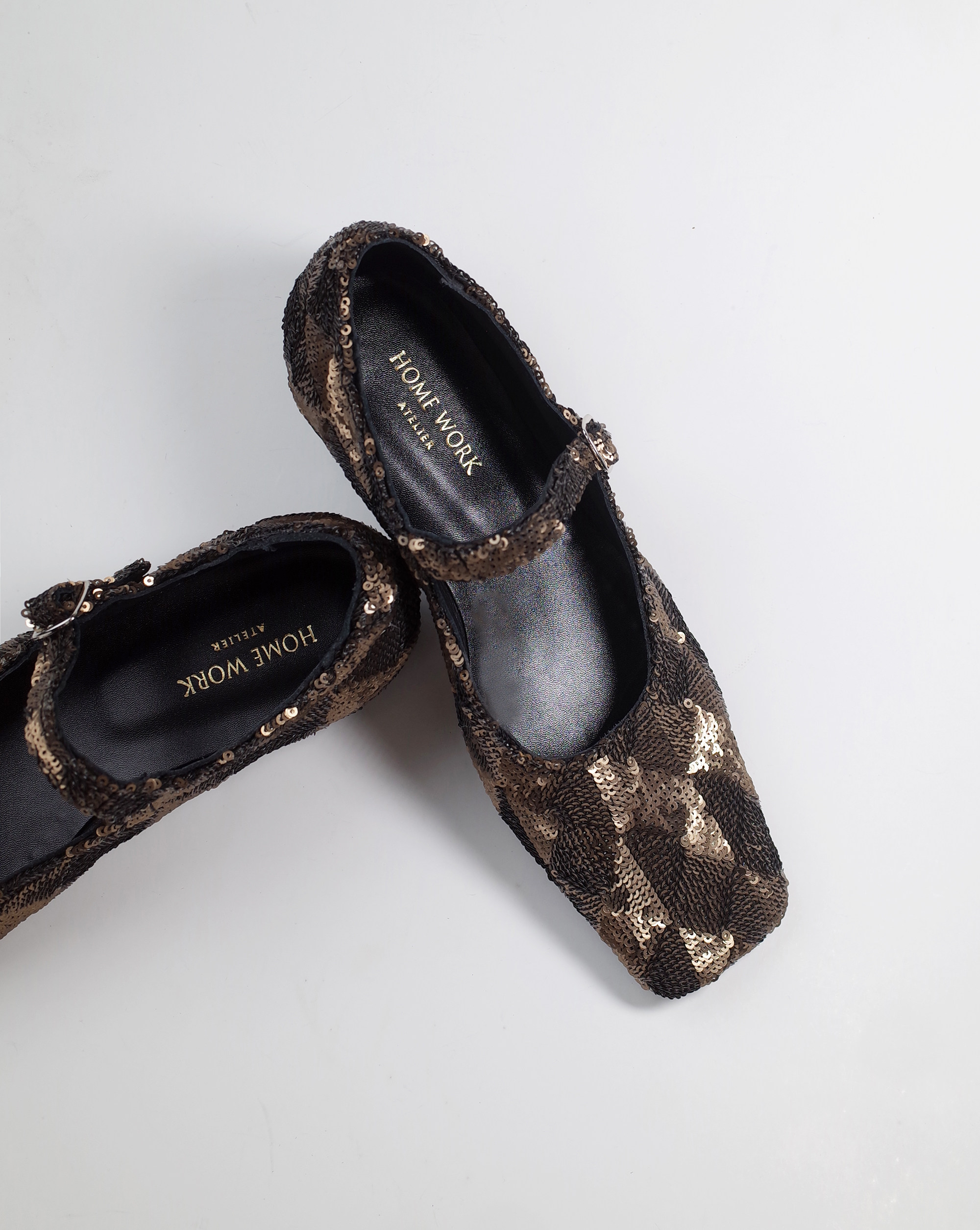 HOME WORK原创设计师手立体手工珠光片方头复古牛皮底低跟玛丽珍,淘宝优惠券,粉丝福利购,淘宝优惠卷