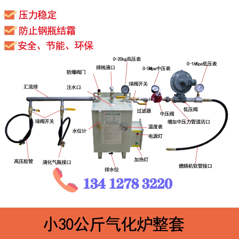 正英E30万大卡双段火比调试燃烧机管道式线性燃烧器天然气液化气 - 图2