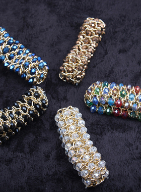 水晶闪亮弹力手工串珠女手饰品