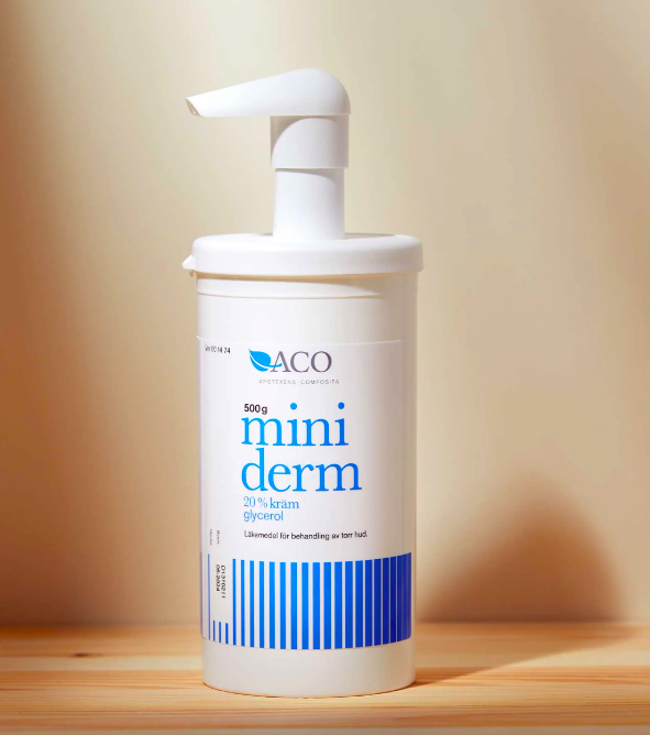 瑞典ACO Miniderm婴儿擦脸红屁屁全身润肤500g保湿宝宝霜现货-图0