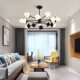 Nordic living room chandelier modern minimalist creative personality bedroom chandelier light luxury restaurant lamp internet celebrity household ice cube lamp