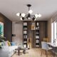 Nordic living room chandelier modern minimalist creative personality bedroom chandelier light luxury restaurant lamp internet celebrity household ice cube lamp