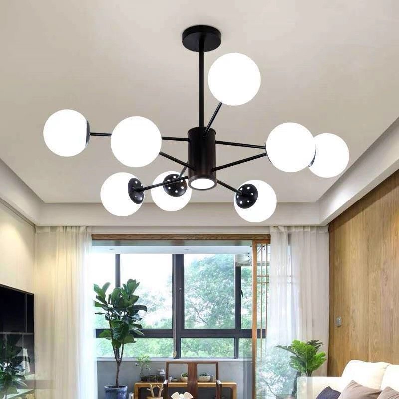 北欧灯具简约创意现代大气家用客厅卧室餐厅商用网红玻璃魔豆吊灯,淘宝优惠券,粉丝福利购,淘宝优惠卷