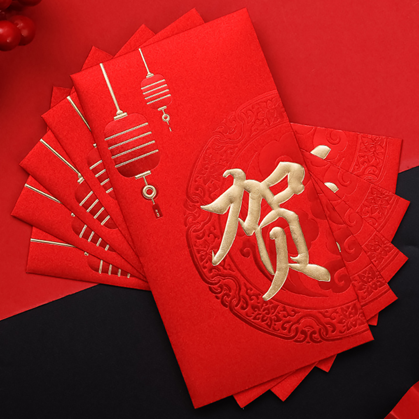 2026新款祝福贺字红包礼金袋高档质感利是封中式喜庆节日通用款