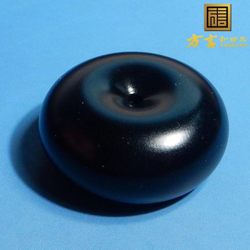 方言和田玉精品佩戴新疆漆黑如墨美人鬓墨玉籽料平安扣吊坠挂件X,淘宝优惠券,粉丝福利购,淘宝优惠卷