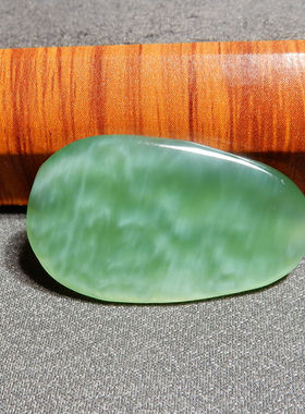 方言品牌精品和田玉特色俄料油润细腻猫眼碧玉金枝玉叶吊坠挂件h2