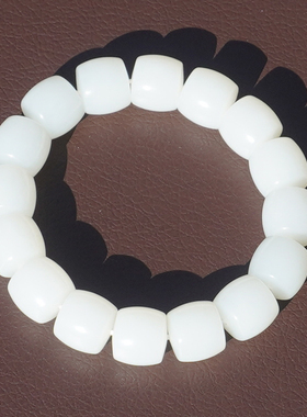 方言和田玉俄料细润羊脂白玉手串