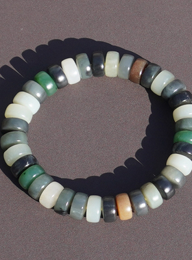 方言和田玉新疆油润青花楼兰手串