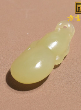 且末料黄口福禄吊坠挂件