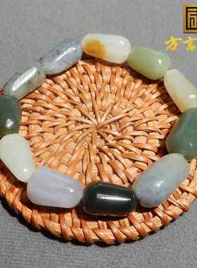 方言男女和田玉多宝手链