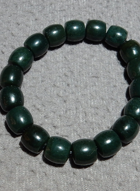 新疆温润细腻塔县黑青玉手串