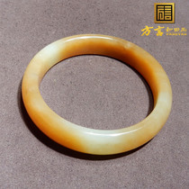 Dialect and Tian Jade Preferential Boutique Xinjiang and Weekend Material Sugar White Jade Oil Moisturizing High Fat Inner Diameter 56mm Positive Dress Bracelet k4