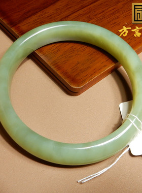 方言新疆且末老坑黄口52mm手镯