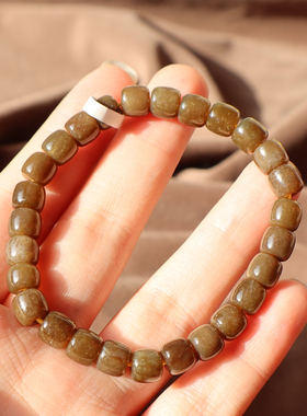 新疆温润且末老红糖7mm直切手串