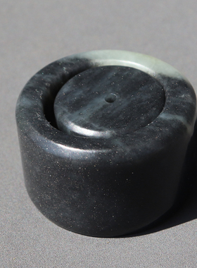 方言和田玉青花籽料戒指扳指