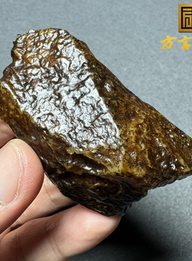 美哭了方言新疆和田玉戈壁料大开门风化皮黑皮白玉原石把件玩料S