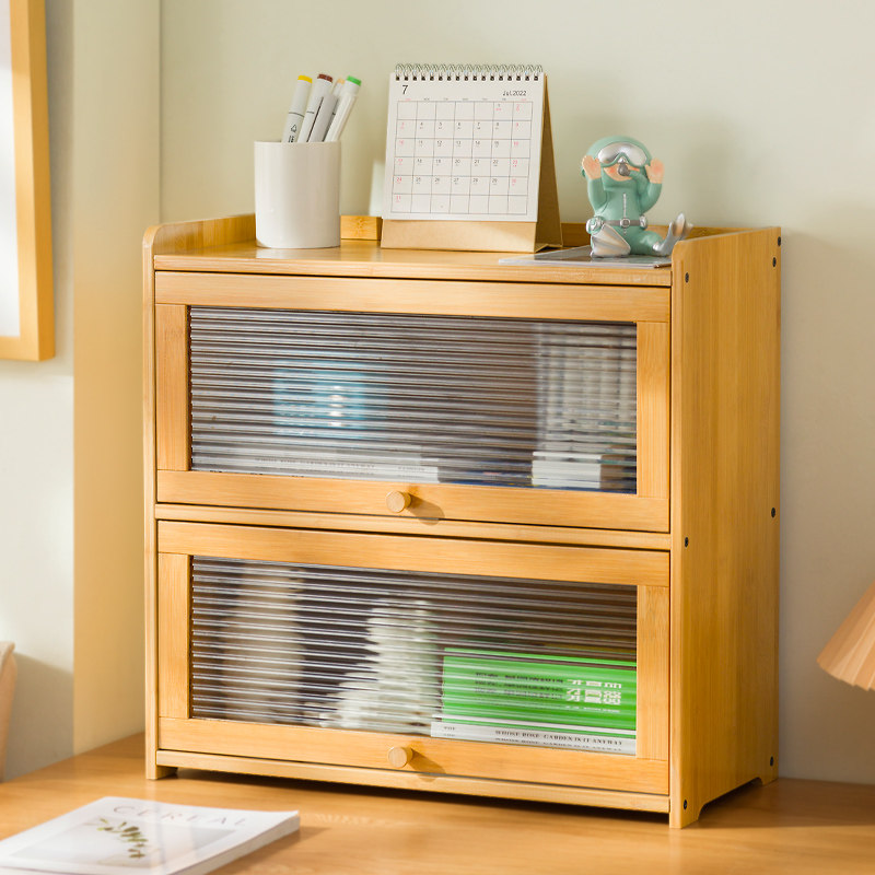 儿童绘本收纳盒放杂物书本书籍整理神器带门书架柜书桌桌面置物架,淘宝优惠券,粉丝福利购,淘宝优惠卷