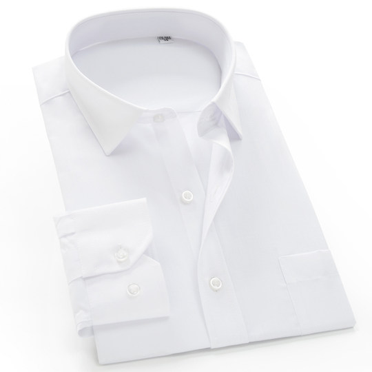 Fat man plus size fat man professional suit long-sleeved shirt