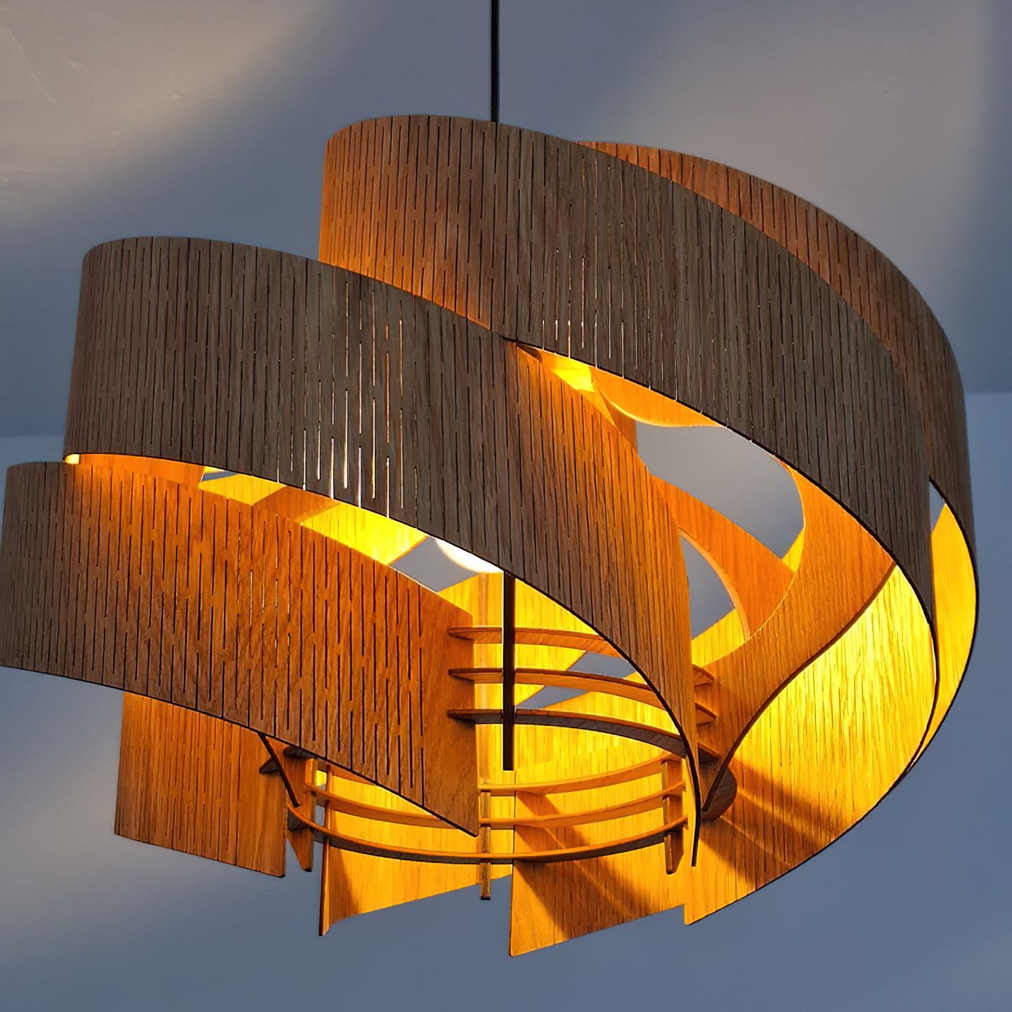 中古餐厅吊灯日式侘寂风复古卧室酒店饭店原木螺旋设计师装饰灯具,淘宝优惠券,粉丝福利购,淘宝优惠卷