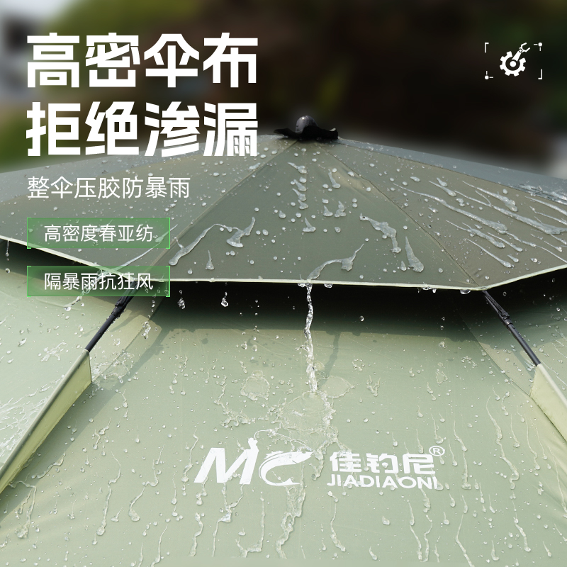 佳钓尼机械臂钓鱼伞2025新款拐杖大钓伞遮阳新型户外太阳专用雨伞 - 图2