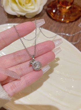 国潮吉祥好运福袋钛钢不掉色项链