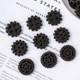Gear wheel shape cookie cake decoration ornament paper cup baking dessert ice cream icy decoration