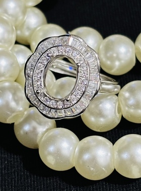 空托未镶嵌戒指指环925银