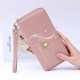 New Wallet Ms. Long Simple Fashion Zip Bags can put mobile phone handbag Mom bags for large capacity leather clips