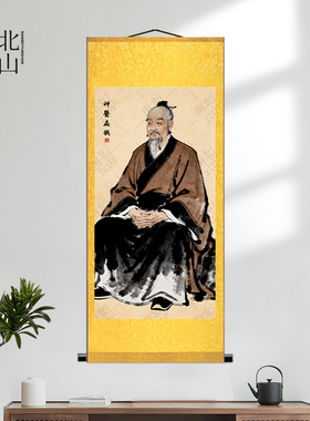 扁鹊神像画像古代名医中医装饰画