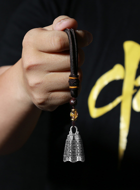 男女足银990铃铛挂件吉祥随身