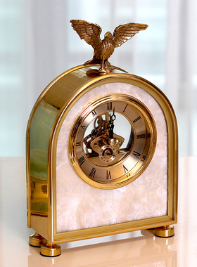 欧式风时钟样板房间软装饰品静音