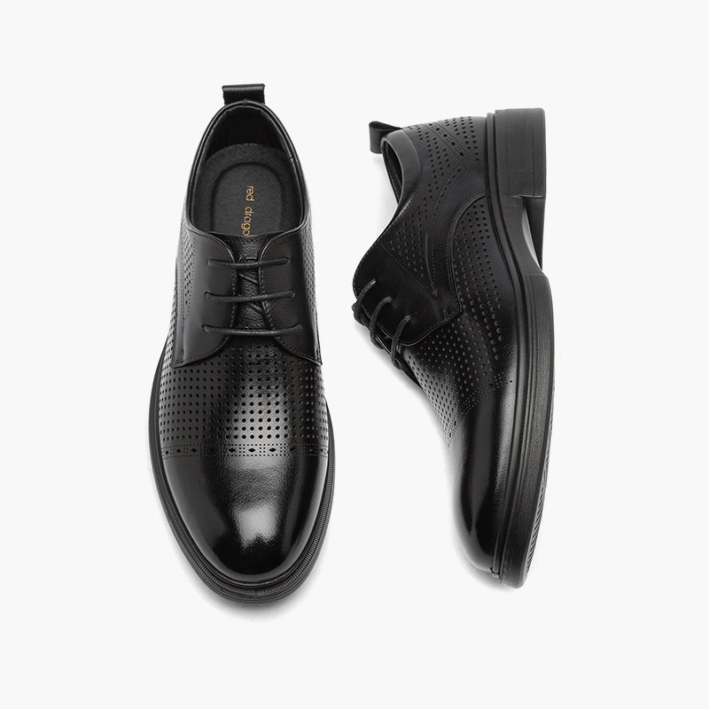  红蜻蜓男鞋正装皮鞋