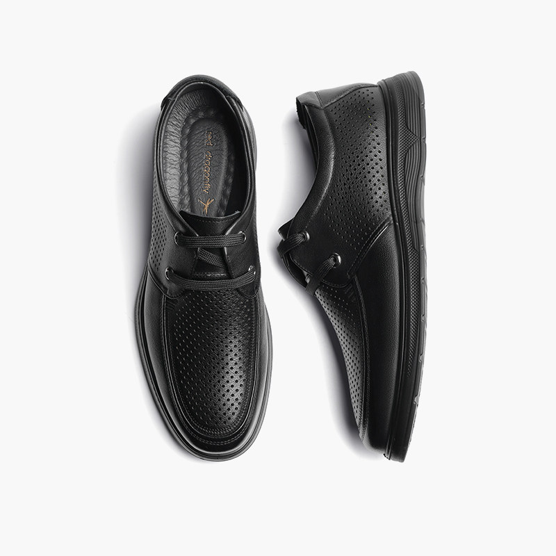 红蜻蜓2023夏季新款镂空商务男男鞋 红蜻蜓男鞋休闲皮鞋