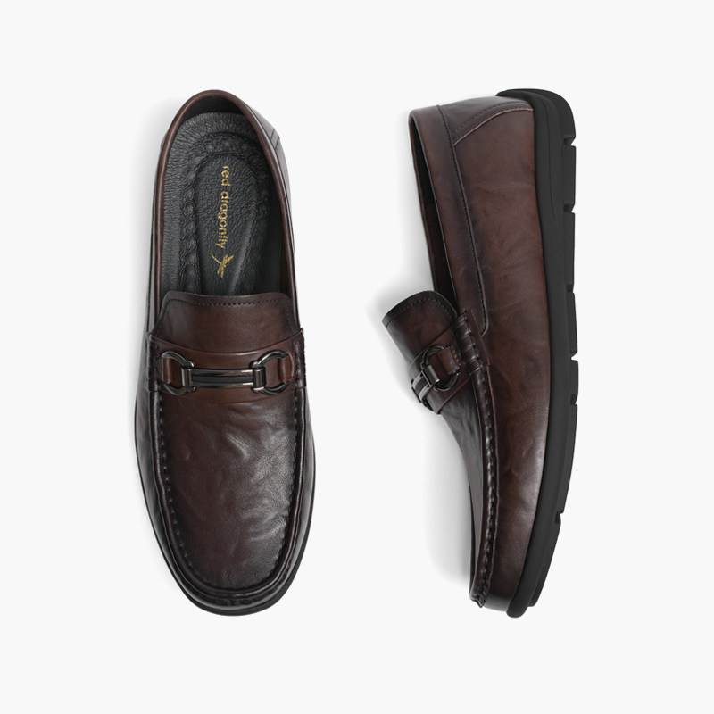  红蜻蜓男鞋乐福鞋（豆豆鞋）