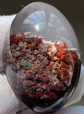 天然水晶彩幽灵吊坠裸石男女款幽灵饰品项链 一物一图