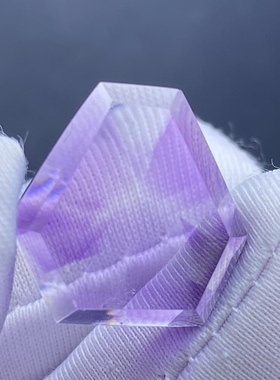 天然紫水晶吊坠裸石DIY紫晶饰品项链挂坠 一物一图