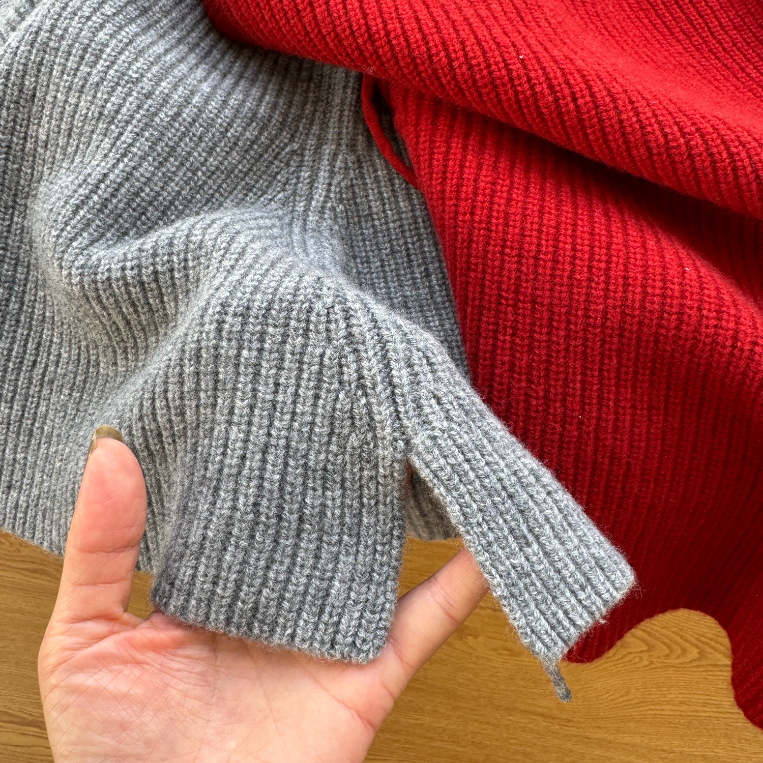 100%纯羊毛棒针巴拉克拉法帽子女冬季连脖保暖防风护耳围巾一体帽 - 图3