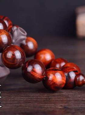 念珠手持文玩情侣饰品红酸枝