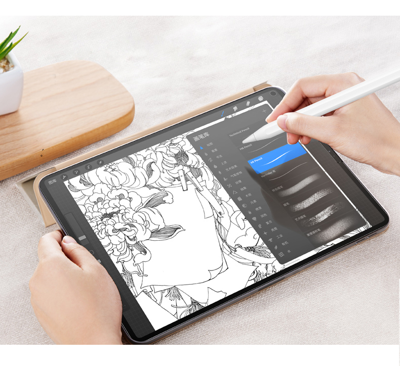 华为matepad Pro类纸膜m610.8寸/8.4寸绘画膜 荣耀5/10.1寸类纸膜 - 图2
