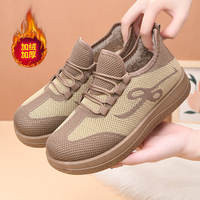 老北京布鞋女棉鞋冬季加绒加厚保暖棉靴防滑平底中老年人妈妈鞋女,淘宝优惠券,粉丝福利购,淘宝优惠卷